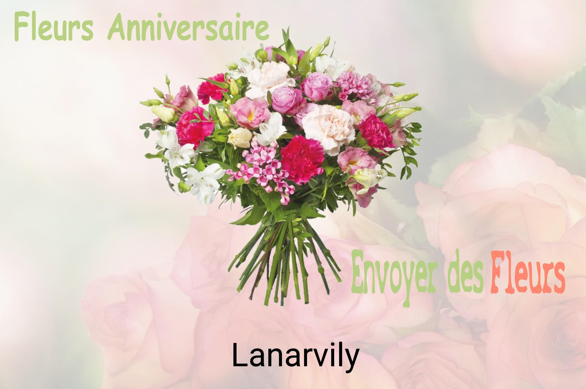 Bouquet de fleurs d’anniversaire livré à Lanarvily