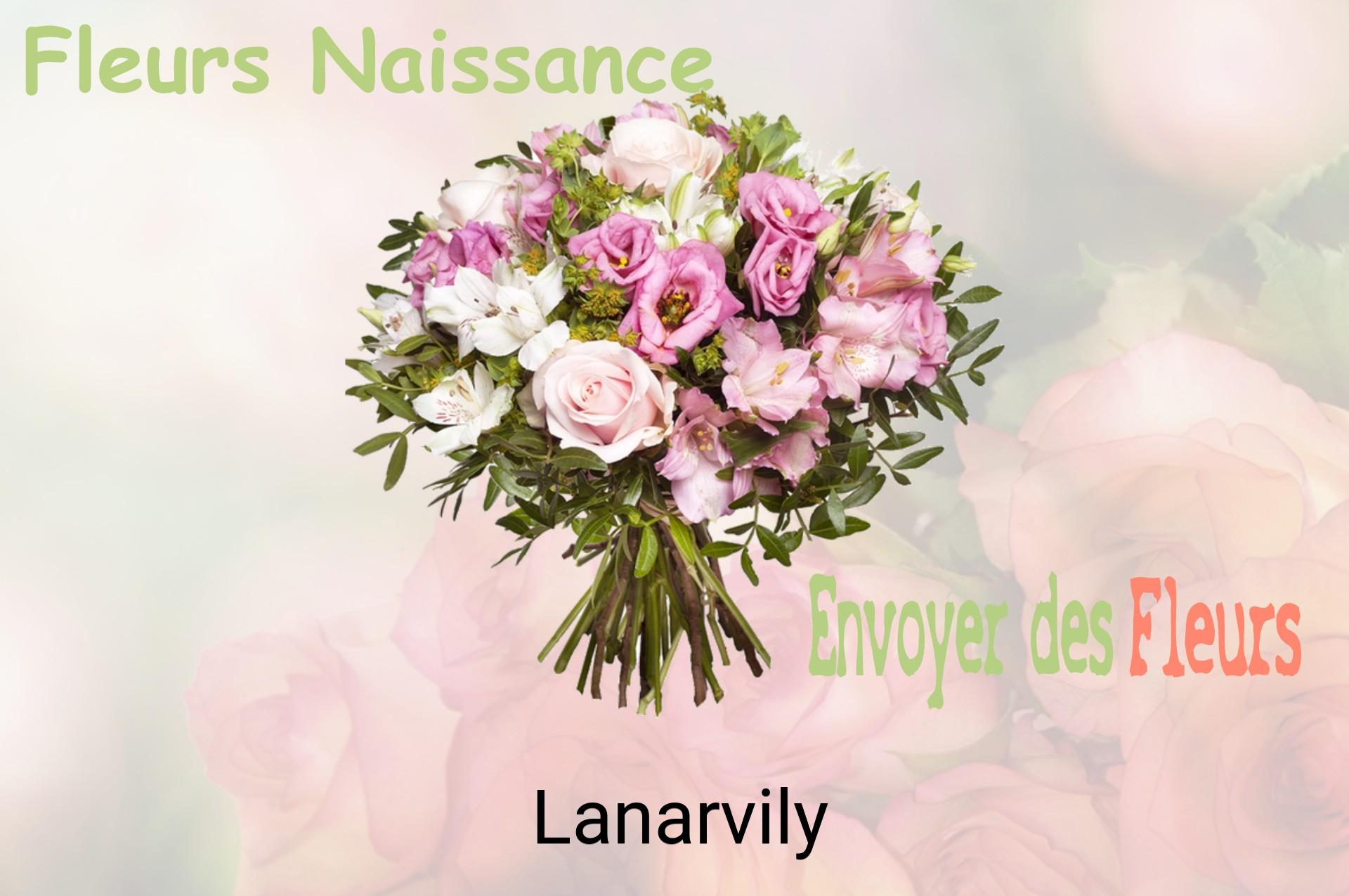 Bouquet de fleurs de naissance livré à Lanarvily